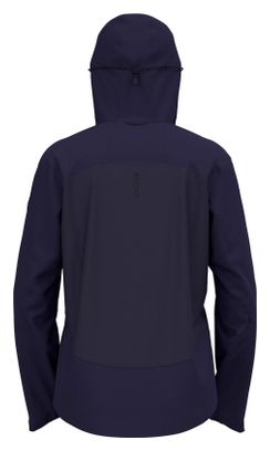 Dames Odlo X-Alp Waterdicht Pro Jas Donkerblauw