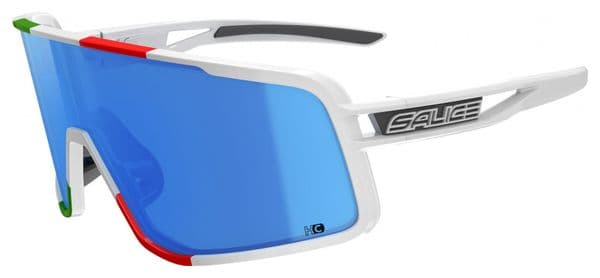 Lunettes Salice 022 blanc ITA RW bleu