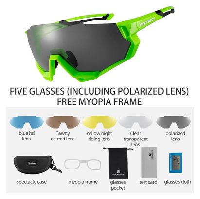 Lunettes de soleil photochromiques polarisées - vert
