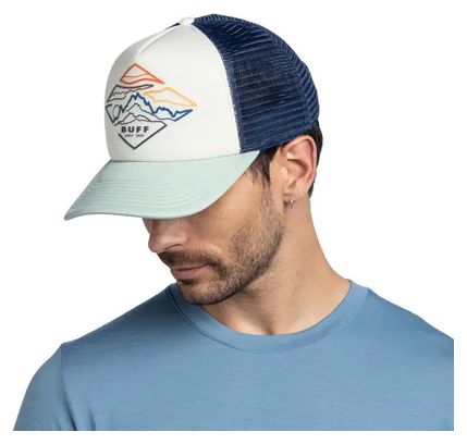 Casquette Buff Trucker Blanc Vert