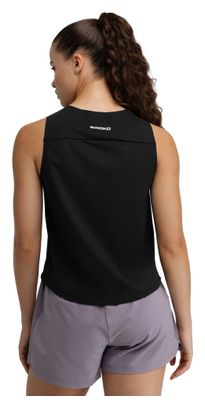 Débardeur trail running femme Randonnée Volt Black Noir