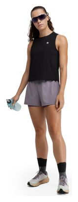 Débardeur trail running femme Randonnée Volt Black Noir