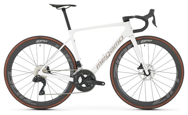 Megamo Raise 15 CW Shimano 105 Di2 12V 700 mm Bianco 2026 Bici da Strada