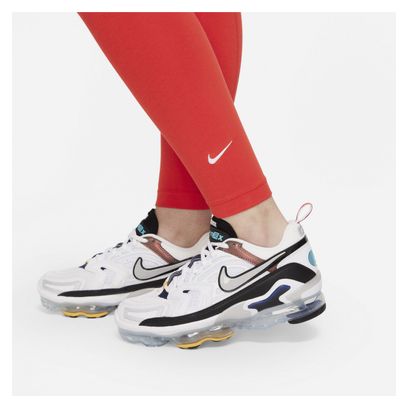 Nike Sportswear Essential Mujer 7/8 Leggings de tiro medio rojo