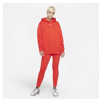 Nike Sportswear Essential Mujer 7/8 Leggings de tiro medio rojo