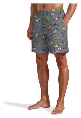 Nike Swim Breaker Badeshorts für Herren, grau