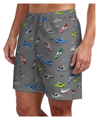Nike Swim Breaker Badeshorts für Herren, grau