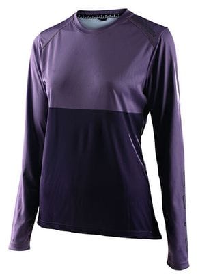 Troy Lee Designs Women&#39;s Long Sleeve Jersey Lilium Block Orchid /Purple