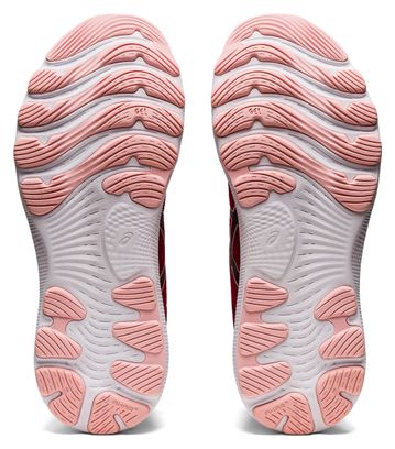 Asics Gel Nimbus 24 Running Shoes Red Pink Women's