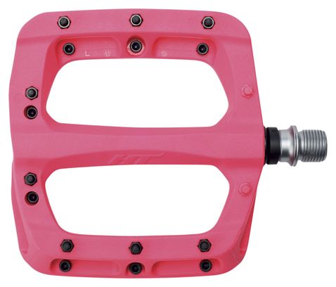 Coppia di Pedali HT Nylon PA03A Neon Pink 8082