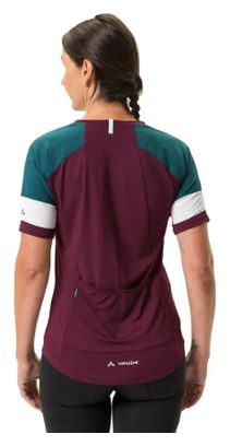 Damen Kurzarmtrikot Vaude Kuro Shirt Rot