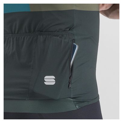 Sportful Snap Kurzarmtrikot in Violett/Blau