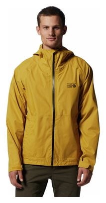 Wasserdichte Jacke Mountain Hardwear Threshold Gelb L