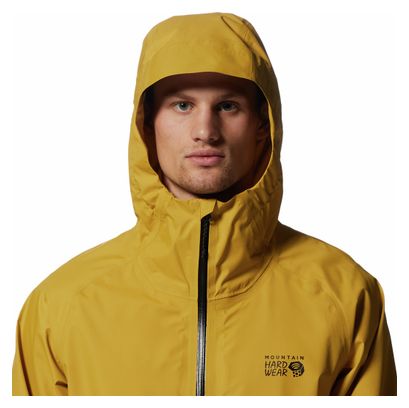 Wasserdichte Jacke Mountain Hardwear Threshold Gelb L