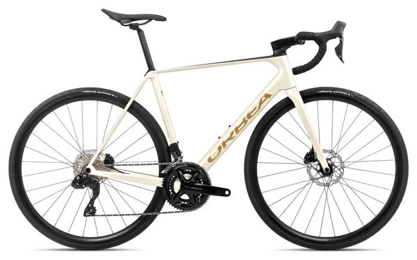 Orbea Orca M30i Bicicleta de Carretera Shimano 105 Di2 12S 700 mm Marfil Blanco Borgoña Rojo 2024