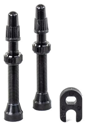 Paire de Valves Tubeless Hutchinson Presta