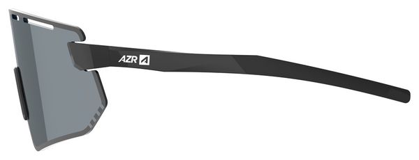 AZR Flash RX Sunglasses Set: Black/Mirrored Gray + Clear Lens
