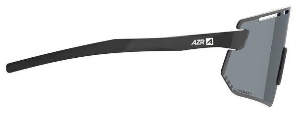 AZR Flash RX Sunglasses Set: Black/Mirrored Gray + Clear Lens