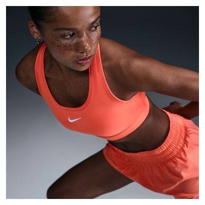 Brassière Nike Swoosh Medium Support Orange Femme