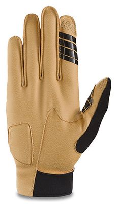 Paar lange Handschuhe SENTINEL Schwarz / Hellbraun Braun
