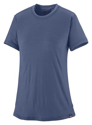 Maglietta Patagonia Cap Cool Merino Blend Blue da donna