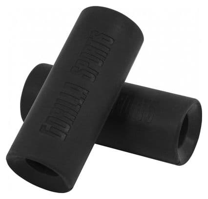 Prises en silicone noir Gorilla Sports Grip (paire)