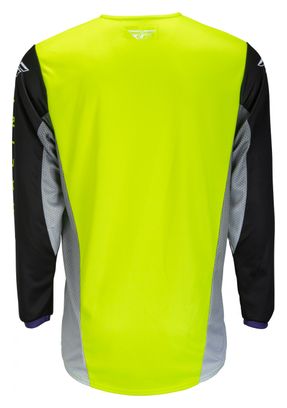 Fly Kinetic Kore Long Sleeve Jersey Fluorescent Yellow / Black