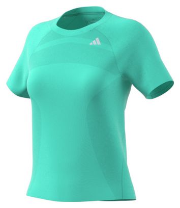 adidas running Adizero Green Women's Short Sleeve Jersey