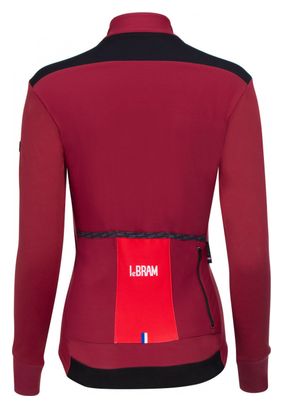 LeBram Aulac Women's Winter Jacket Burgundy Slim Fit