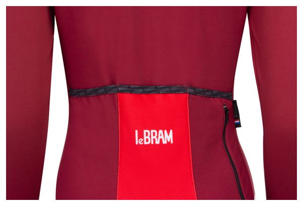 LeBram Aulac Women's Winter Jacket Burgundy Slim Fit