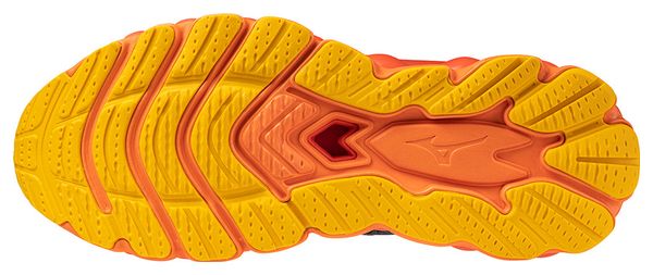 Chaussures de Running Mizuno Wave Sky 7 Gris Orange Homme
