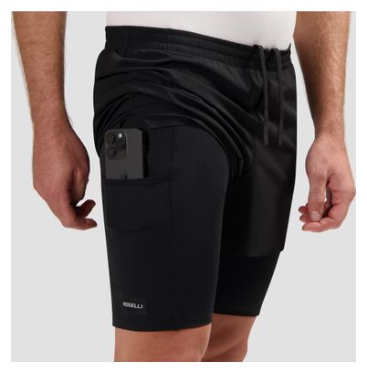 Short 2en1 De Running Rogelli Distance Homme