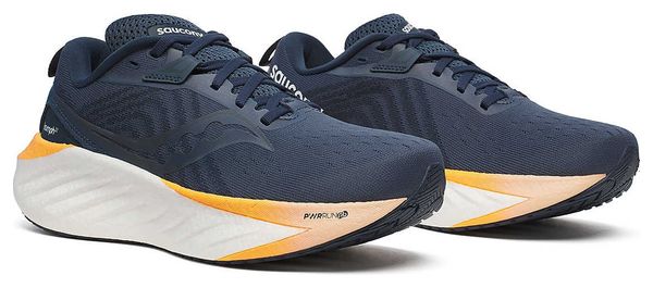 Saucony Triumph 22 Blue/Rose Hardloopschoenen voor dames