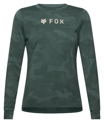Maglia a maniche lunghe Fox Ranger TruDri verde salvia da donna