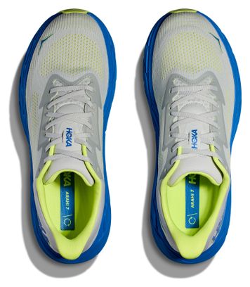 Hoka Arahi 7 Grijs/Blauw/Groen Heren Hardloopschoenen