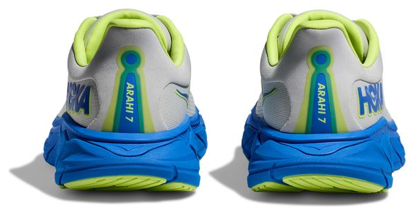 Hoka Arahi 7 Grijs/Blauw/Groen Heren Hardloopschoenen