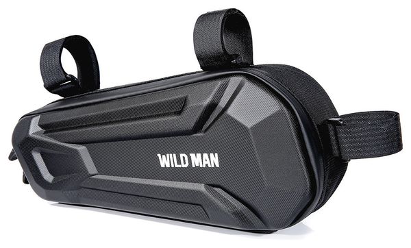 Waterproof triangle bike frame bag 1.8L black WILD MAN