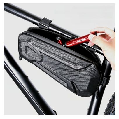 Waterproof triangle bike frame bag 1.8L black WILD MAN