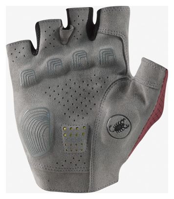 Gants Courts Castelli Premio Evo Bordeaux