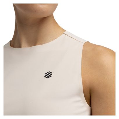 Débardeur trail running femme Randonnée Volt Stone Beige