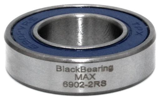 Black Bearing 61902-2RS Max 15 x 28 x 7 mm