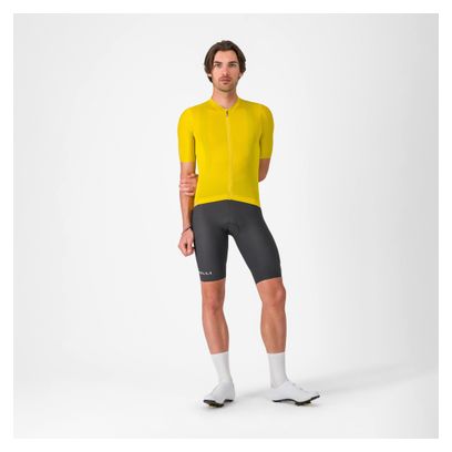 Maillot Manches Courtes Castelli Espresso 2 Jaune Homme