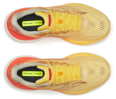Zapatillas de running Saucony Ride 19 amarillas/naranjas para hombre