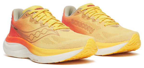 Zapatillas de running Saucony Ride 19 amarillas/naranjas para hombre