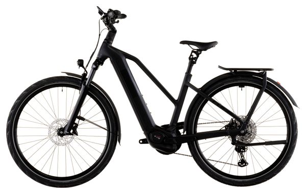 VTC Électrique Cube Kathmandu Hybrid Pro 800 Trapeze Shimano Deore/Deore XT 12V 800 Wh 700 mm Noir Coal 2026