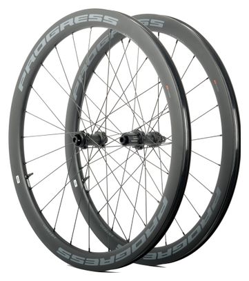 Paire de roues Progress Airspeed 44 Disc | 12x100/12x142 mm | Center Lock | Shimano