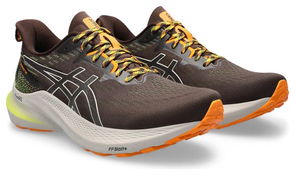 Asics GT-2000 12 TR Hardloopschoenen Zwart Grijs Oranje Heren