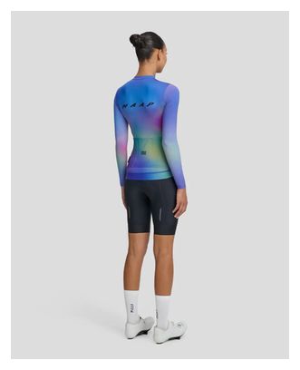 Maillot Manches Longues Maap Blurred Out Pro Hex 2.0 Femme Bleu 