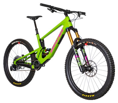 Gereviseerd product - Santa Cruz Nomad 5 Carbon CC All Mountain Bike Sram X01 Eagle 12V 27,5'' Mat Groen/Roos 2021