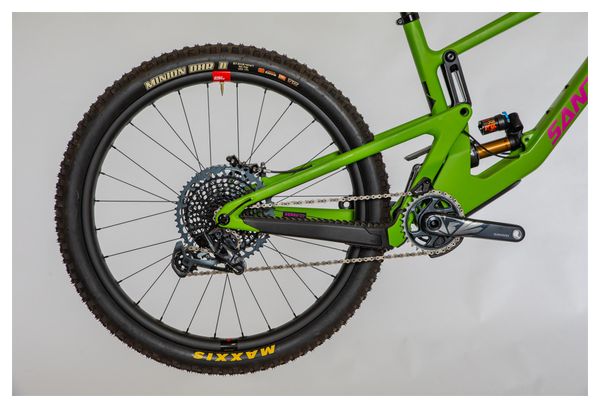 Gereviseerd product - Santa Cruz Nomad 5 Carbon CC All Mountain Bike Sram X01 Eagle 12V 27,5'' Mat Groen/Roos 2021